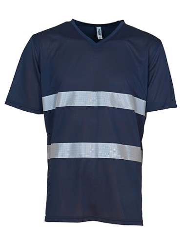 Y-HVJ210-Two Band et Brace Hi-Vis Polo Shirt